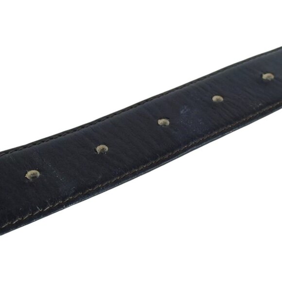 193145AQ (S1) Celine Belt Sulky Buckle Black Leather main image 8
